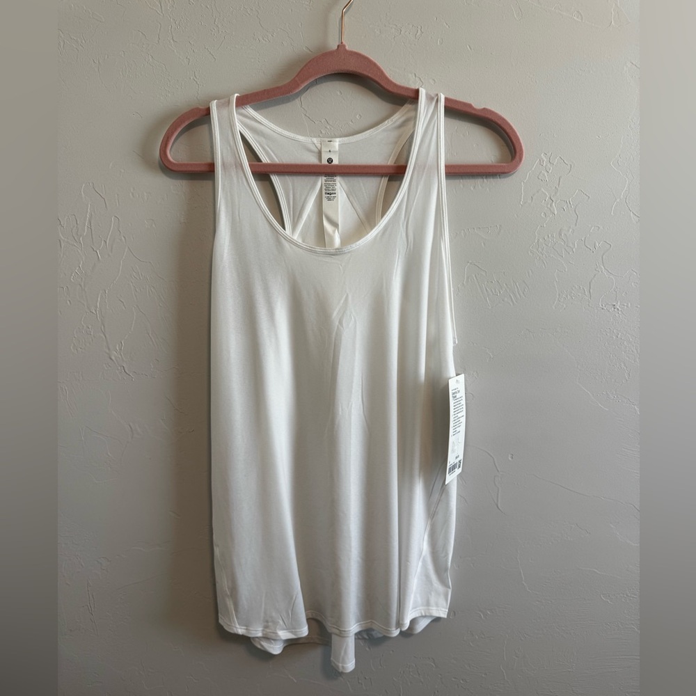 lululemon athletica White Racerback Tank Top